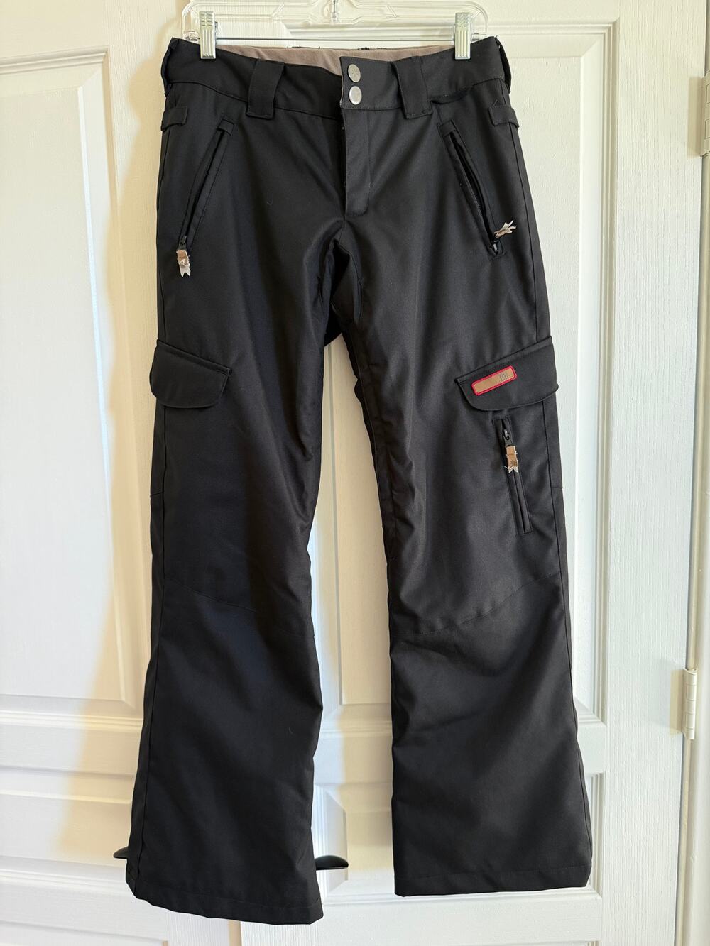 DC Shoes Insulated Waterproof Cargo Ski Snow Pants Black Small